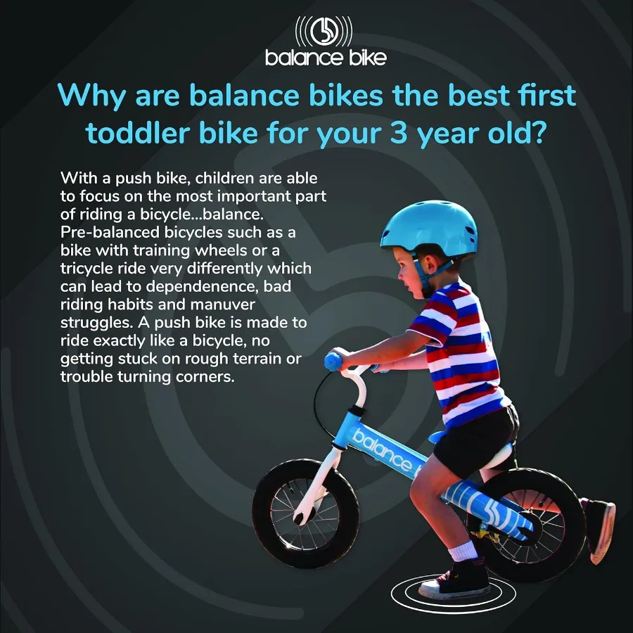 子供用バランスバイク、親御さんからも信頼されています |   調節可能で快適なシート、耐久性のあるタイヤ、対象年齢3～6歳