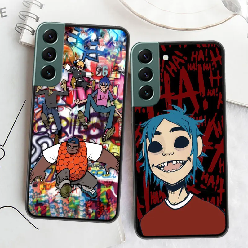 Gorillaz Phone For Samsung Galaxy S24 S22 Ultra S21 Plus S20 S23 FE Case S10 S10E S9 S8 S7 Edge Cover Silicone Soft Coque Fundas