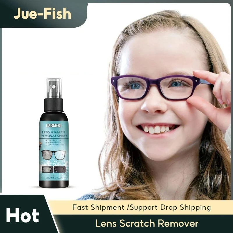 

Lens Scratch Remover Eyeglasses Scratch Removing Repair Lens Dust Oil Cleaner Sunglass Cleaning Solution Eyeglass Cleaner 100ML