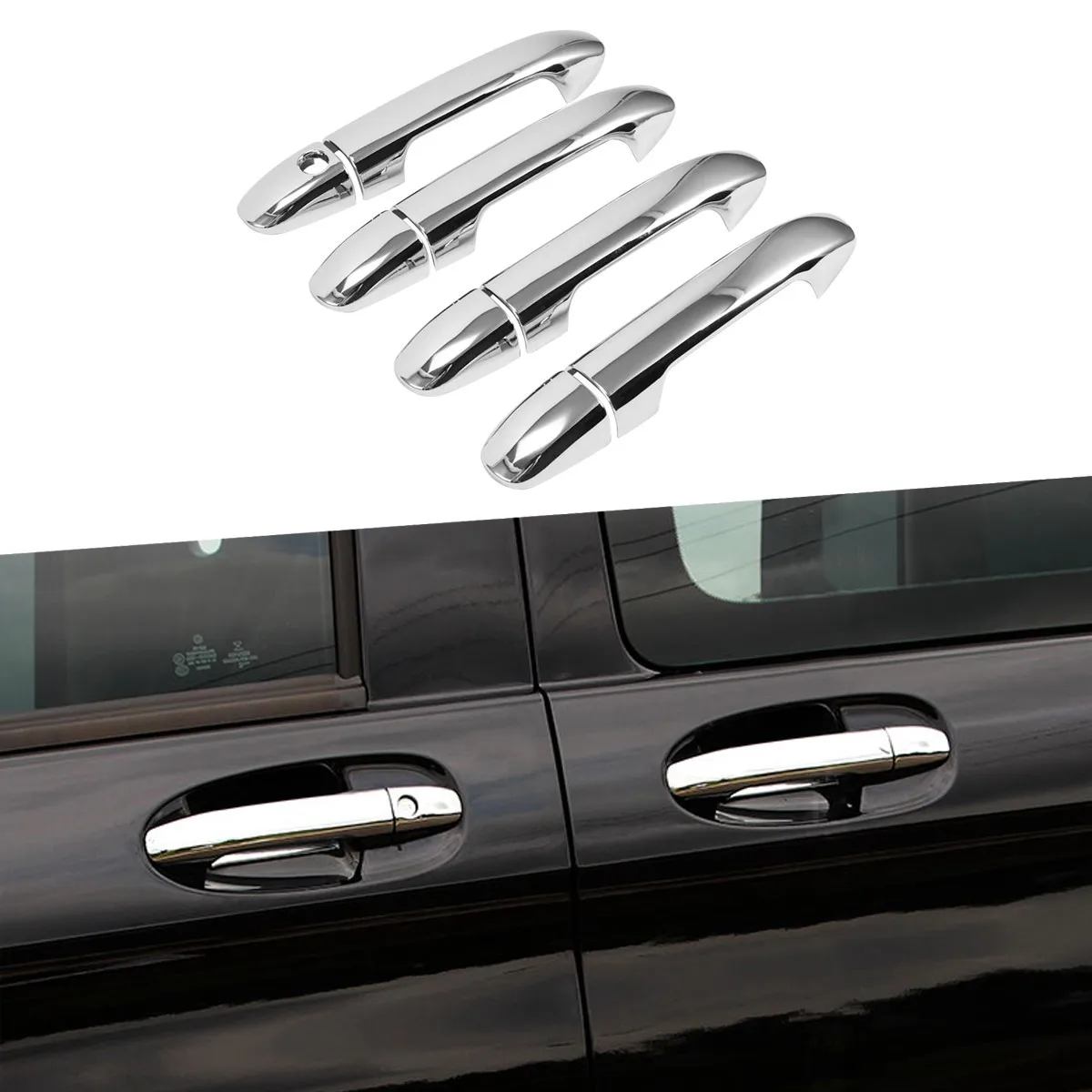 

For Mercedes Benz Vito W447 V-Class 2015 2016 2017 2018 2019 2020 2021 ABS Carbon Car Door Handle Cover Trim Styling Accessories