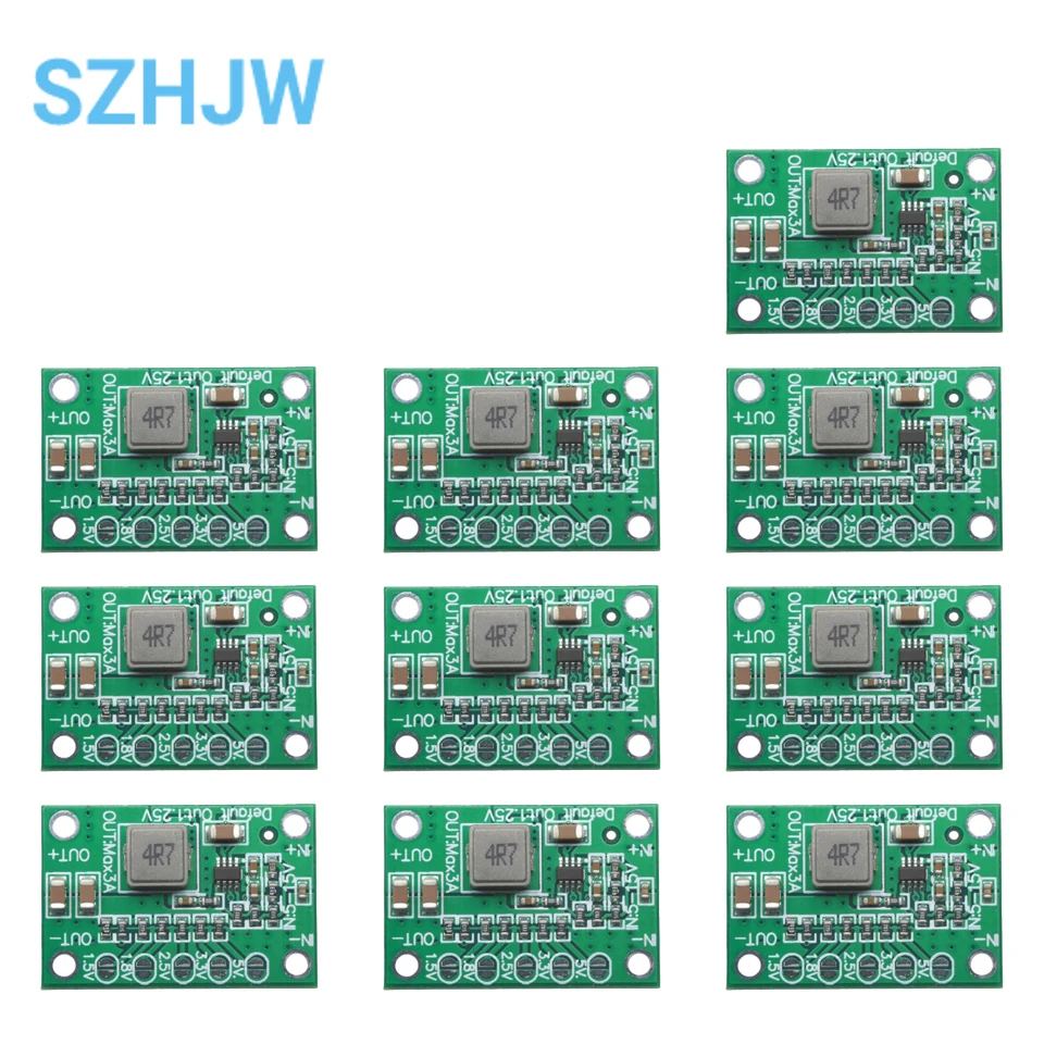 CA1235 Adjustable Power Module CA-1235 Buck Power Module 1.25V 1.5V 1.8V  2.5V 3.3V 5V Output 5-15V Input Step-Down Power Supply