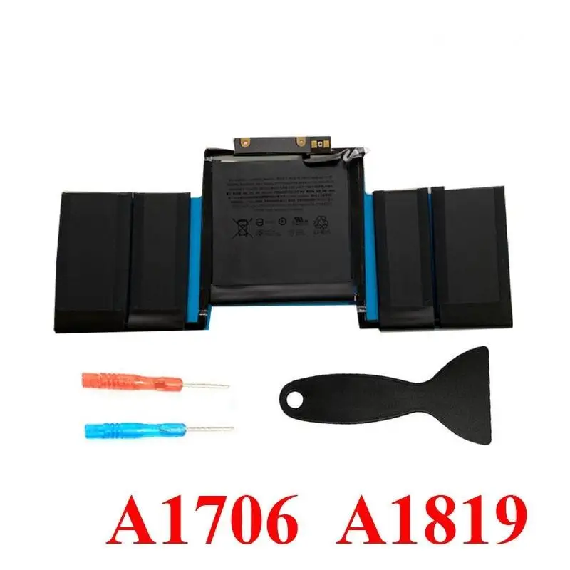 New! A1819 Battery For Apple MacBook Pro 13'' Touch Bar A1706 Late 2016 Mid 2017 EMC 3071 3163 MLH12LL/A MPXV2LL/A