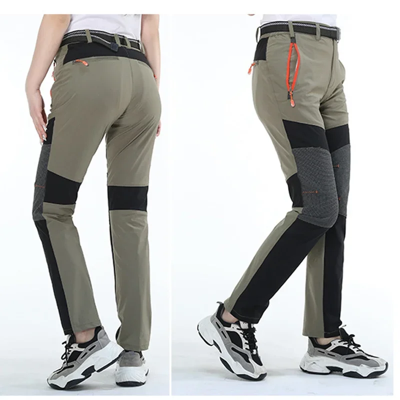 Men Women Trousers Trekking Camping Water-Resistant Tactical Cargo Outdoor Military With Zip Pockets Hiking Pants