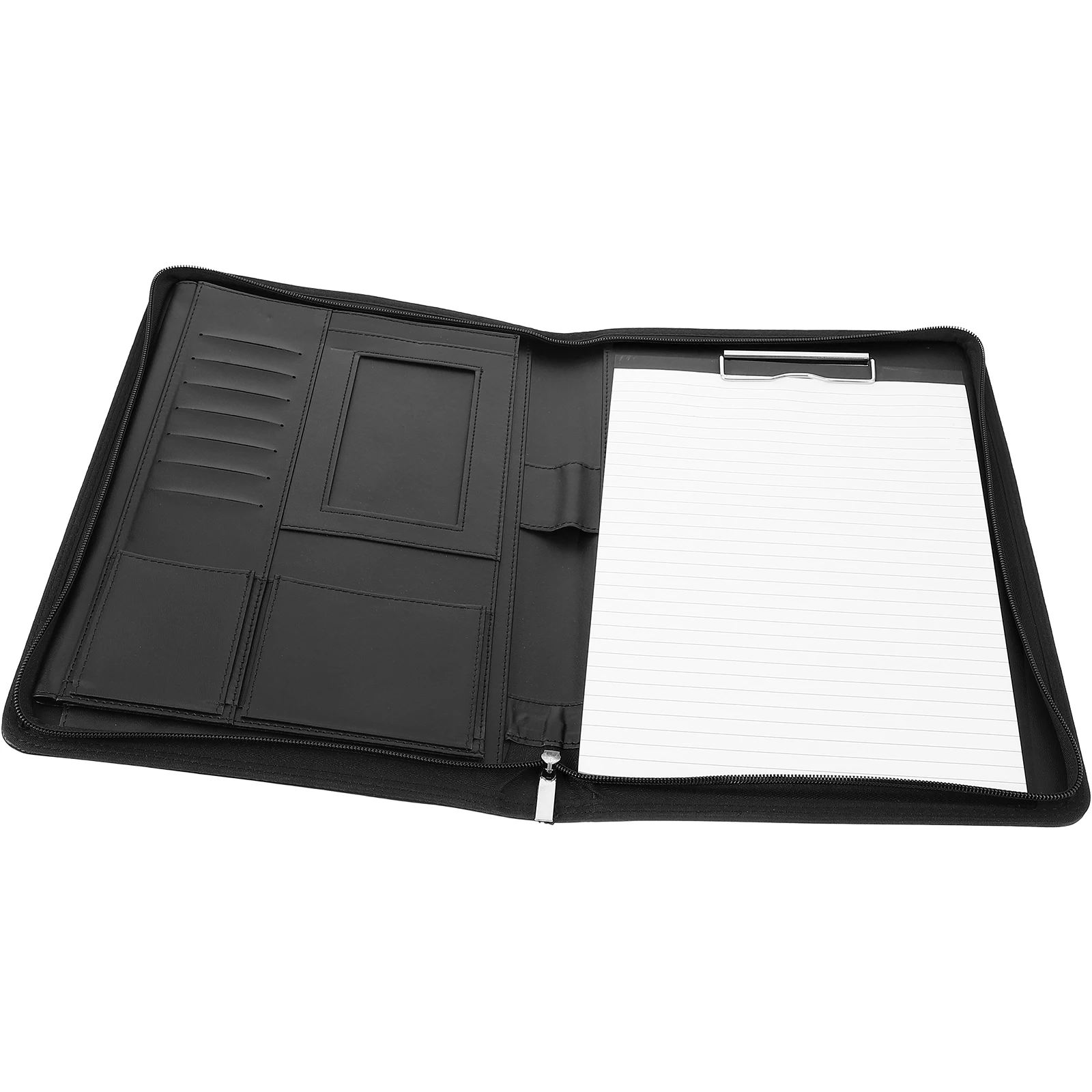 

1 set Multifunctional A4 Zipper Binder Portfolio Organizer Work Folder Notepad Holder Calculator Document Case