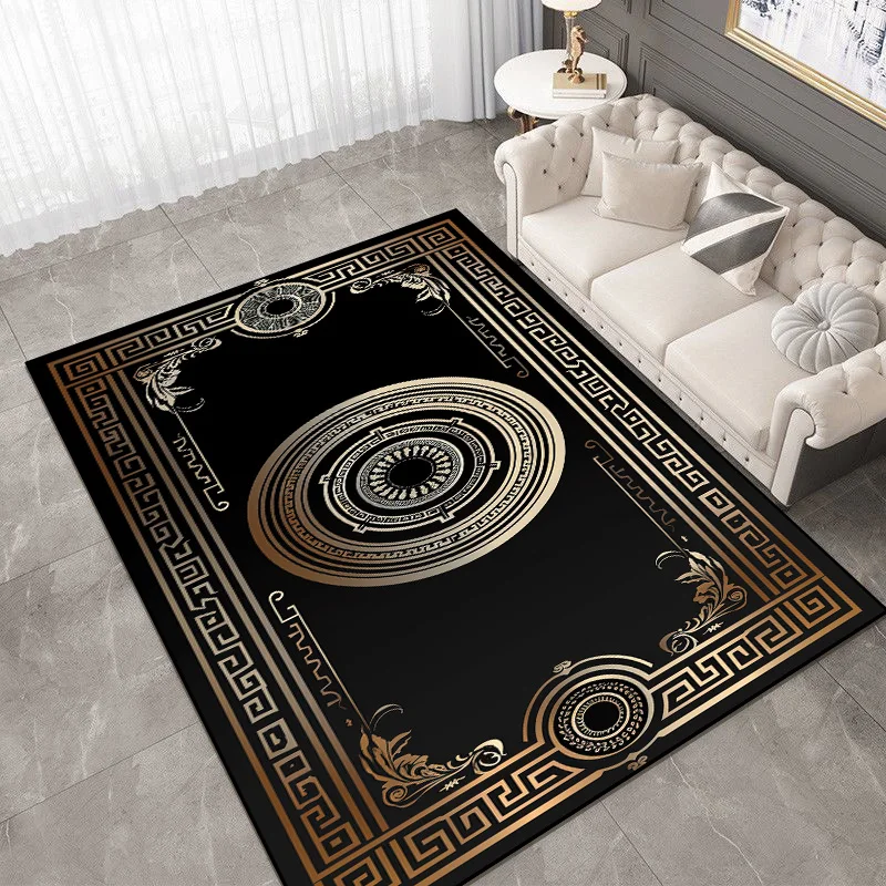 Retro Luxury Large Living Room Carpet Washable Home Decor Big Size Rugs Easy Clean Entrance Door Mat Alfombras Para Dormitorio