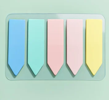 100 листов/партия, индексы для заметок