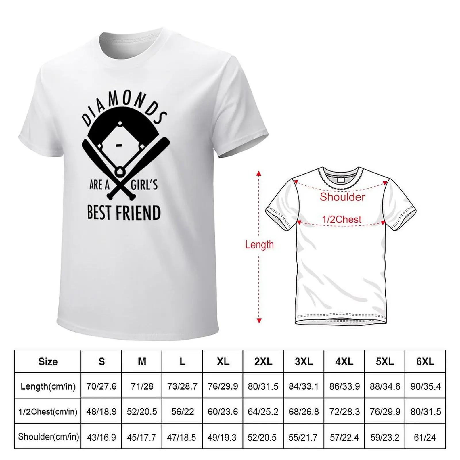 Diamonds are a Girl's Best Friend T-Shirt plain Aesthetic clothing heavyweights heavy weight t shirts for men