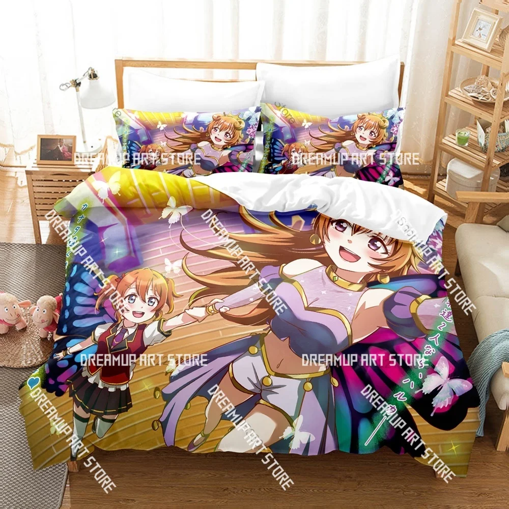 3D Printed Love Live! School Idol Project Bedding Set for Boys Girls Duvet Cover Twin Queen King Full Single Double Sizes