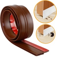 1PC 1M/ 39.37in Door Dust Stopper Seal Strip  Self-adhesive Door Under Gap Weather Strip Acoustic Foam 5 Colors Anti Draft Tape