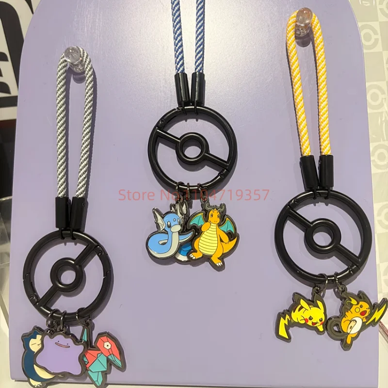 ポケモン本物のフルコレクションシリーズキーホルダーピカチュウリザードンゲンガーかわいいアニメフィギュア装飾誕生日プレゼント