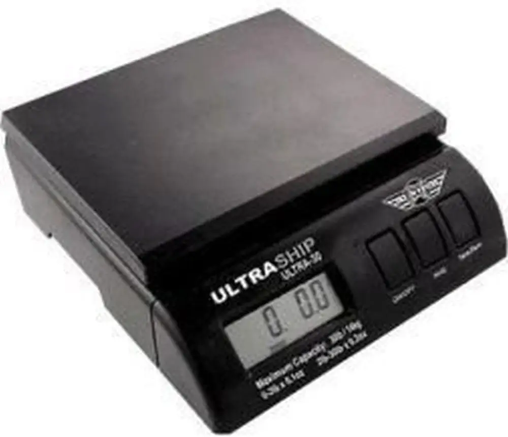 

35lb Electronic Scale with AC Adapter, Black/Blue, Precise Weighing