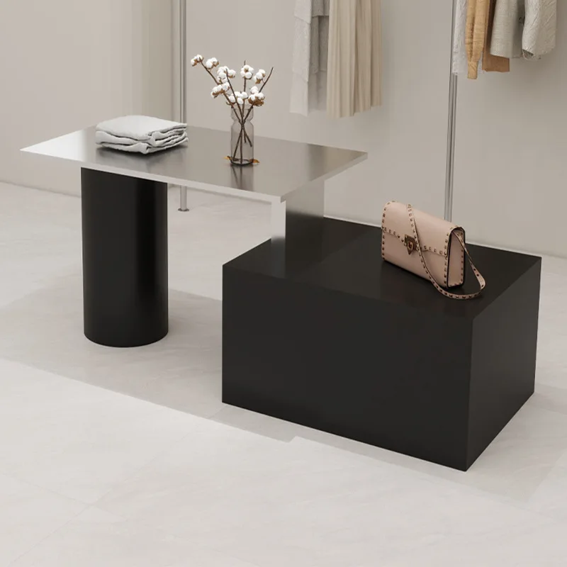 

table Shoes and bags accessories display table Shimadai Internet celebrity women's clothing store Nakajima display stand