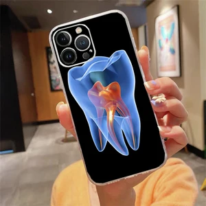 Telefonabdeckung für iPhone, Zahnarzt, zahnärztliches Handy, iPhone 11, 16, 15, 14 Pro Max, 16, 15, 14, 13, 12 Pro, 15plus 11 Hauptverkäufe iPhone -Zahnabdeckungen - №10