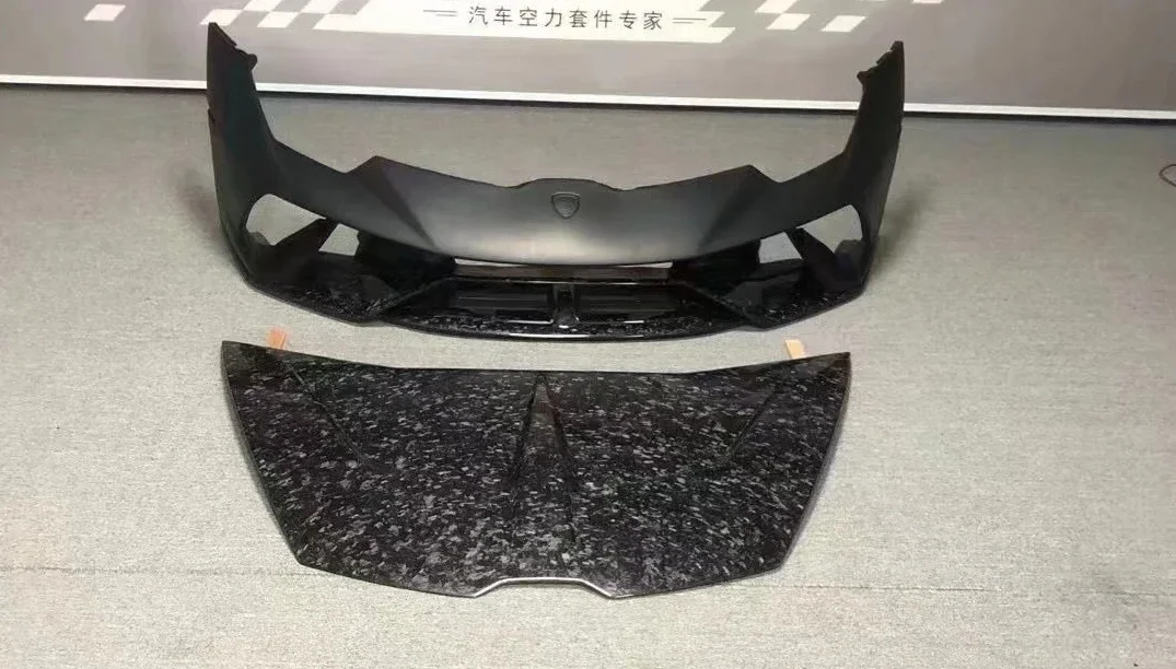 Lamborghini Huracan lp580 lp610 modified and upgraded perfectante style semi carbon fiber front rod