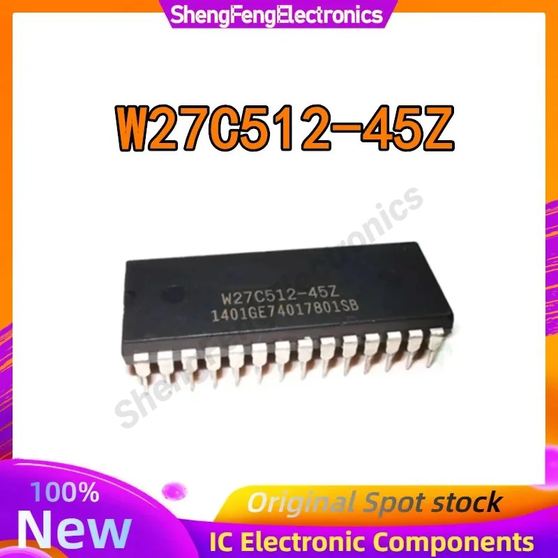 

5PCS W27C512-45Z W27C512-45 W27C512-4 W27C512 W27C51 W27C5 W27C W27 W2 IC EEPROM 512KBIT PARALLEL DIP-28