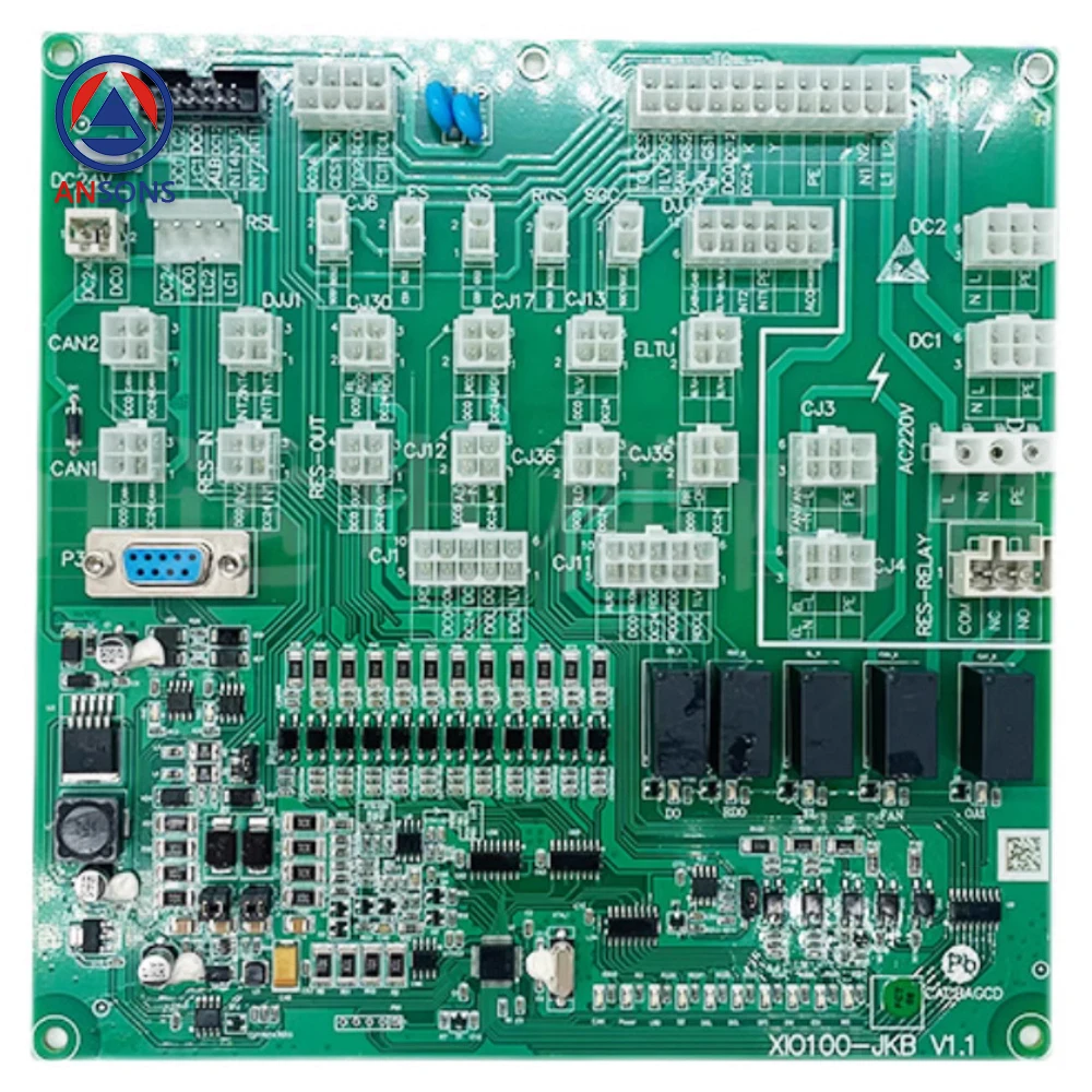 XIO100-JKB V1.1 XIOLIFT Elevator Car Roof Plug-In PCB Integrated Box Wiring Board Ansons Elevator Spare Parts