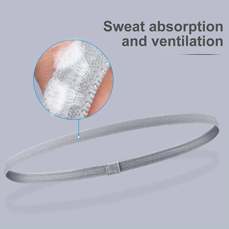 4 قطع الصلبة رشاقته عدم الانزلاق مطاطا الرياضة في الهواء الطلق Headbands الشعر Headbands للرجال ممارسة العصابات الشعر العصابات للنساء