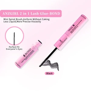Glue and sealing for individual eyelashes, 10ml, glue and seal, super strong fixation, eyelash extension and eyelash glue remover, 5ml tweezers kit 6 Main Sales Cilities Remover - №4
