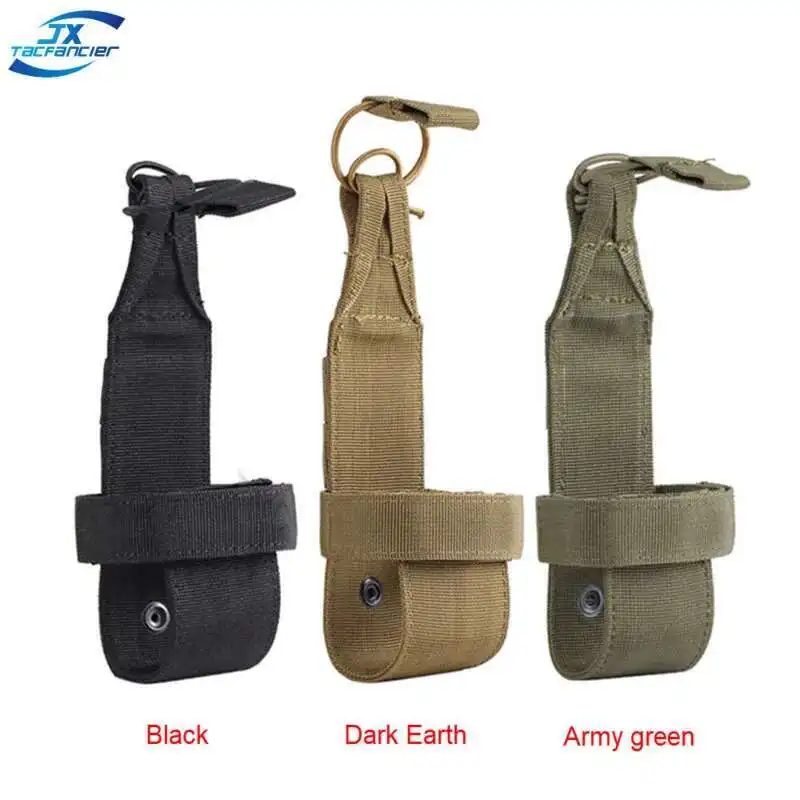 Tactical Water Bottle Holder MOLLE Webbing Open Top Water Bottle Pouch Camping Bag Backpack Cycling Hunting Accessories