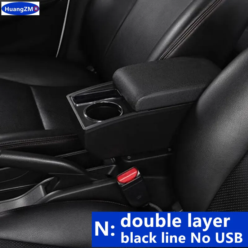 Voor Volkswagen UP Armsteun Doos Voor Skoda Citigo VW UP Seat Mii Auto Armsteun Console Opbergdoos Bekerhouder Auto Accessoires