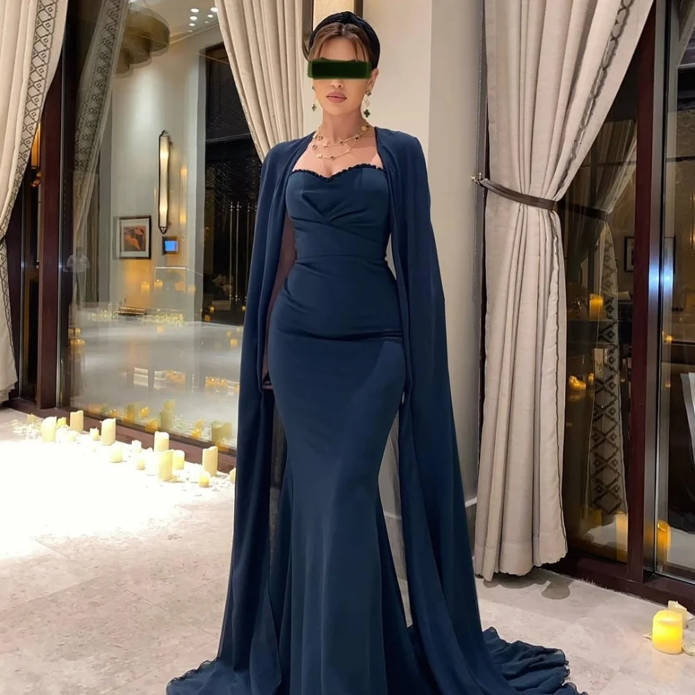 

Customized Matching Sexy Chiffon Pleat Mermaid Strapless Mermaid Strapless Long Dresses Bespoke Occasion Dresses Sizes Available