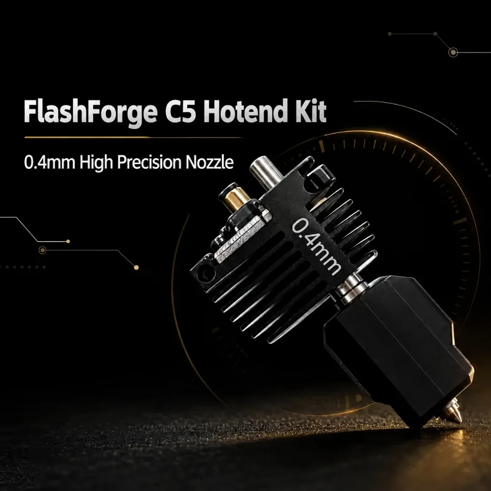 Dla Flashforge Creator 5 Hotend Creator 5 Pro Zespół dyszy zintegrowany z szybką wymianą, dysze ekstrudera C5, akcesoria do drukarki 3D — zdjęcie produktu 3