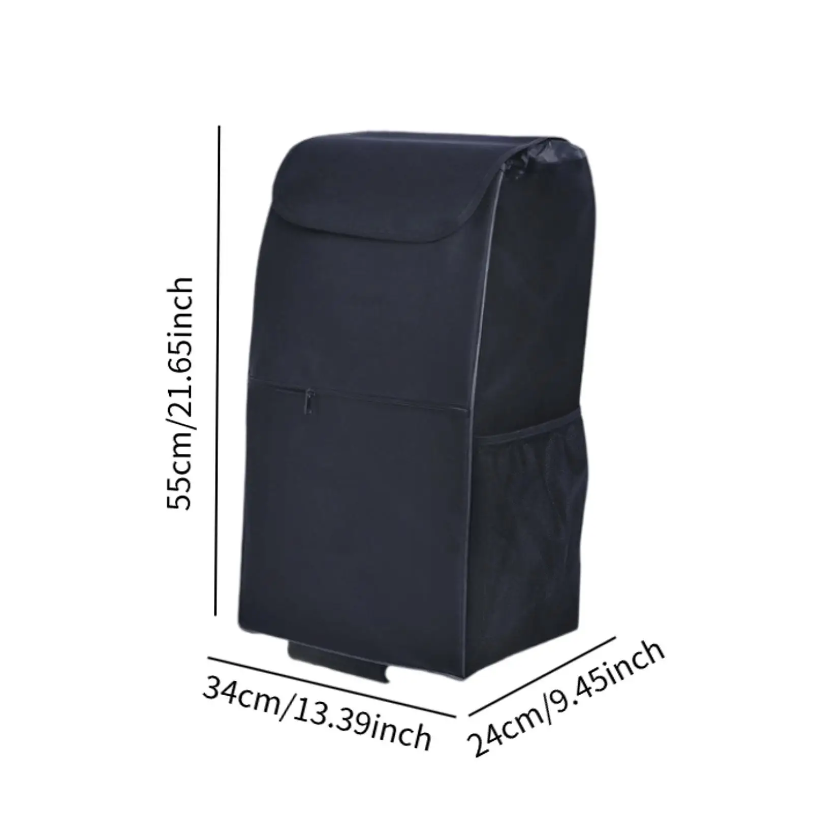 حقيبة عربة التسوق، حقيبة بديلة للرحلة، قابلة لإعادة الاستخدام، ملحقات عربة قابلة للطي، حقيبة احتياطية محمولة ذات سعة كبيرة من قماش أكسفورد