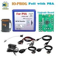 IO-PROG Added for PSA BSI for FORD BCM Board Support IO PROG ECU BCM TCM EPS K-line CAN Support BD9 OBD2 Programmer Tools