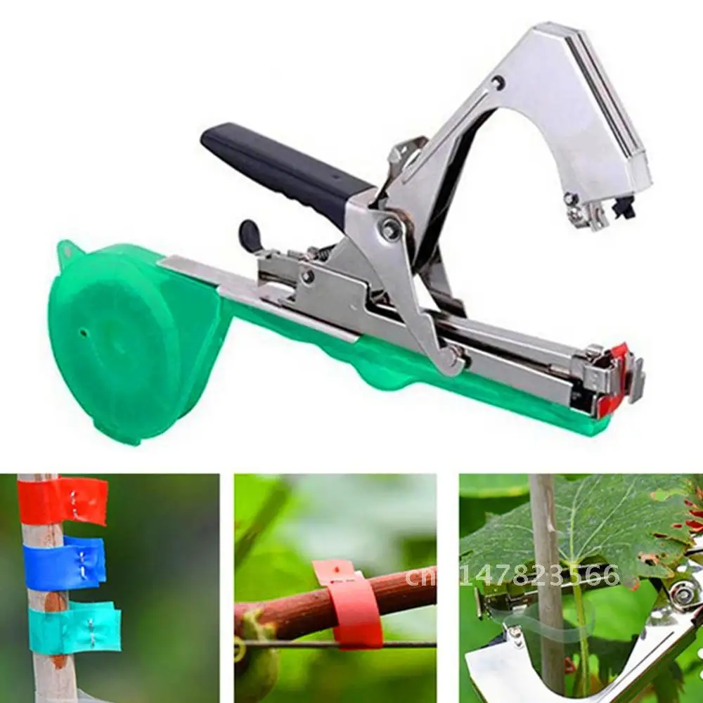 Orchard Farm Vine-tying Unit Garden Hand Tying Binding Machine kit with 10pcs Tape and STAPLE