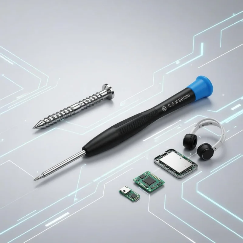 Hardware Precision Screwdriver Set Magnetic Mini Screwdriver for Phone Laptop Watch Camera Repair with 360 Degree Rotating Cap