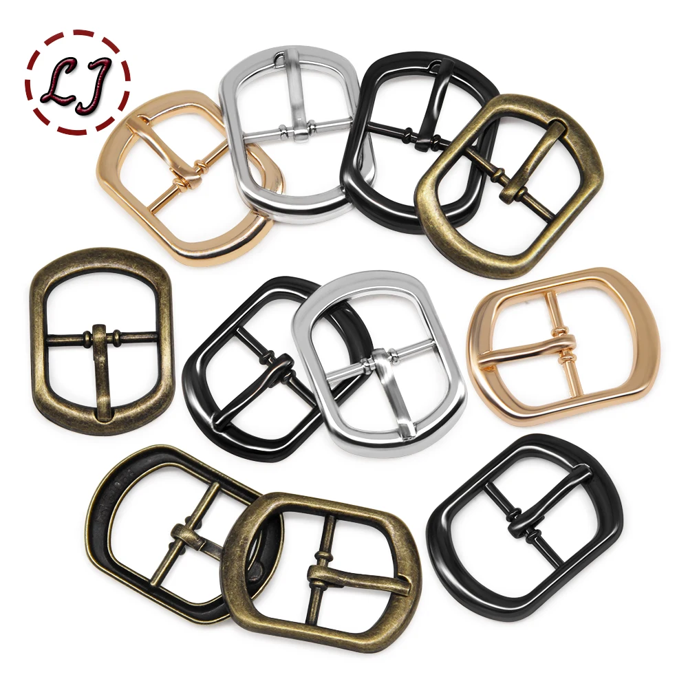 New 10pcs 15mm High Quality Oval Silver Gold Bronze Metal Pin Buckles For Shoes Belt Bag Strap Garment Accessories Handmade DIY