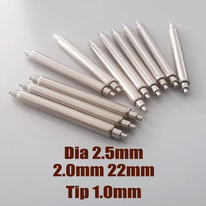 

2Pcs/4/10PCS Fat Spring Bar 20mm 22mm Strap Link Pins Fit for SKX007 Tuna 6105 Watch Band Dia 2.5mm Bracelet Spring Bars Parts