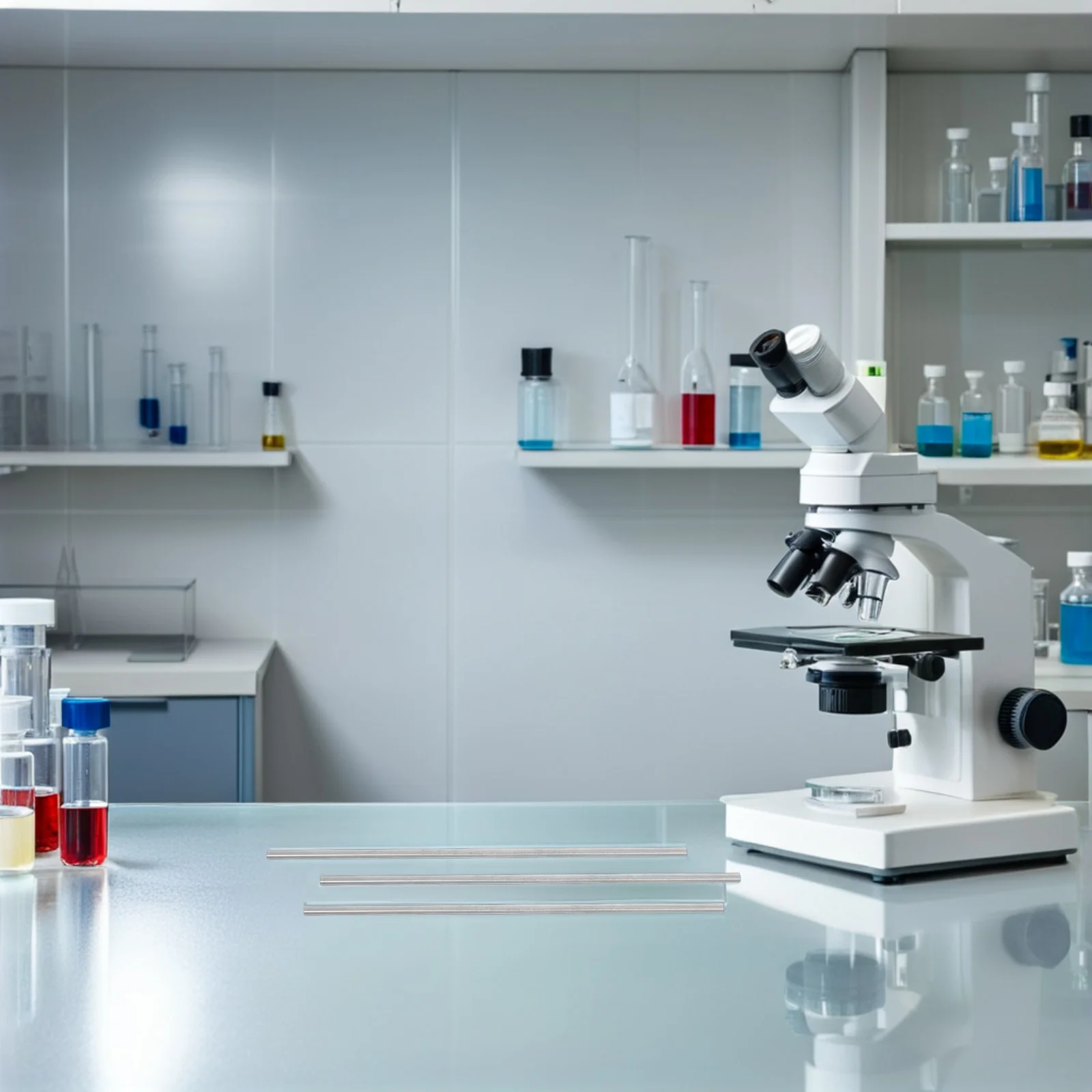 5 قطعة قضيب التوصيل الحراري الفولاذ المقاوم للصدأ امتصاص الحراري مظاهرة معدات مختبر الفيزياء مدرسة العلوم التدريس المعونة