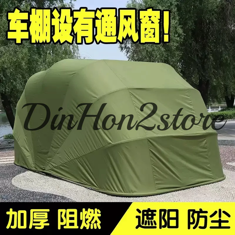 outdoor sunshade parking shed Car home parking space hydraulic telescopic mobile folding carport
