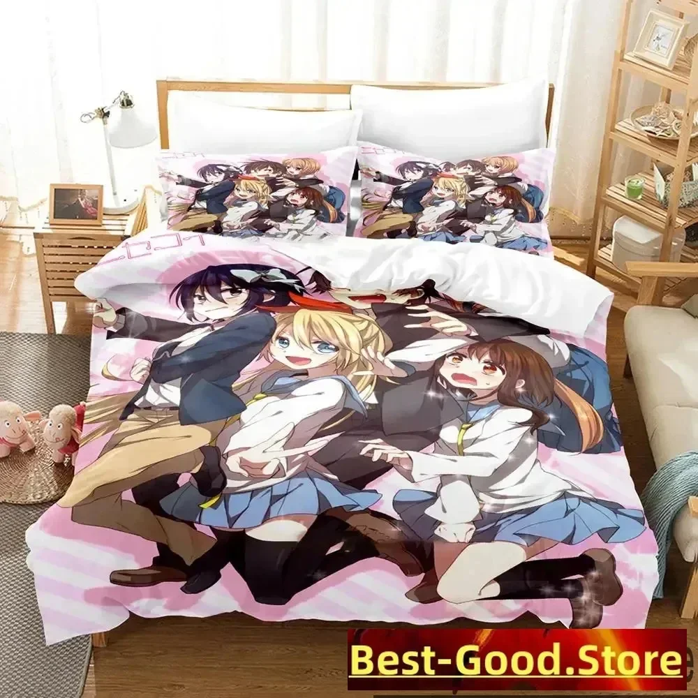 3D аниме Nisekoi False Love Комплект постельного белья Пододеяльник Полный Queen King Size Наволочка Кровать с принтом Aldult Kid Спальня Single Twin