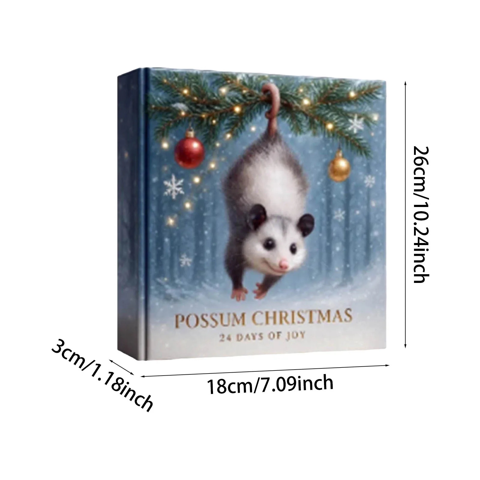 Lumières de fenêtre de Noël à piles avec minuterie Calendrier de vacances 2025 contenant 24 pendentifs en acrylique Chronomètre avec minuterie