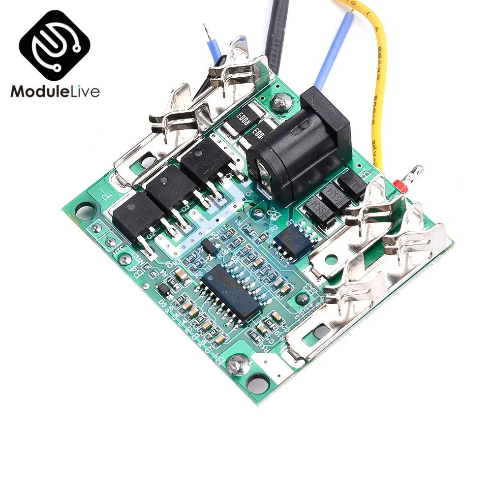 Battery Charging Protection Board 5S BMS 18/21V 20A Li-Ion Lithium Battery Pack Protection Circuit Board Module for Power Tools