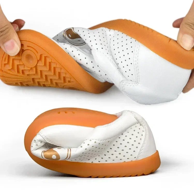 New Summer Genuine Leather Kung Fu Tai Chi Shoes Martial Art Shoes Sneakers Cowhide Non Slip Wear Resistant Men Women 2024