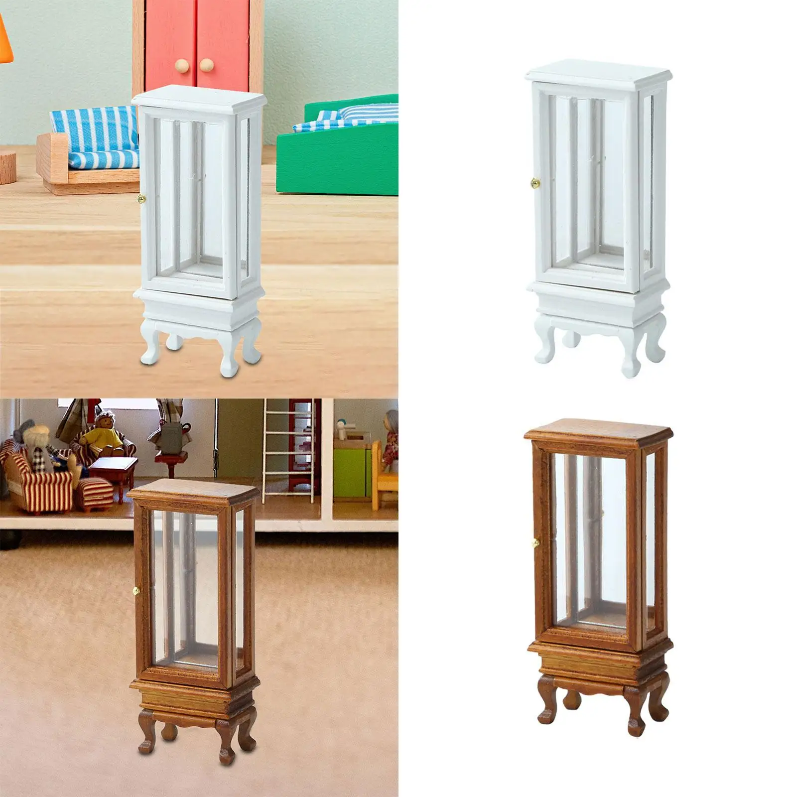 1:16 Dollhouse Wardrobe,Storage Stand Model,Dressing Mirror,Professional Landscape,Doll House Accessories,Mini Mirror Model