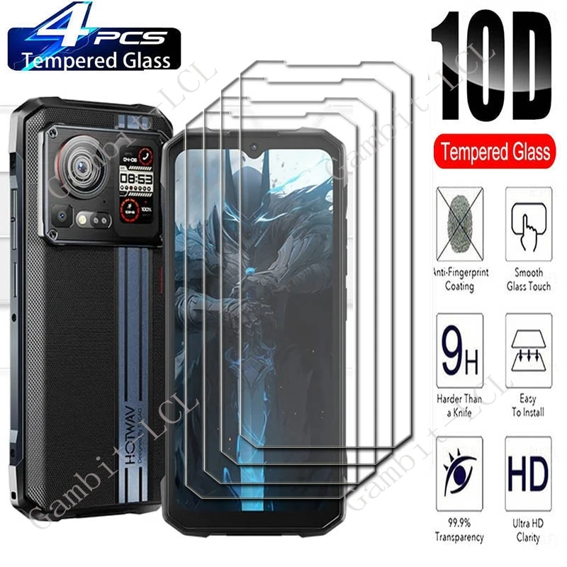 4 sztuk dla HOTWAV Hyper 7 Pro 6.6 "ekran ochronne szkło hartowane na HOTWAVCyber15 Hyper7 7Pro Cyber15 folia ochronna
