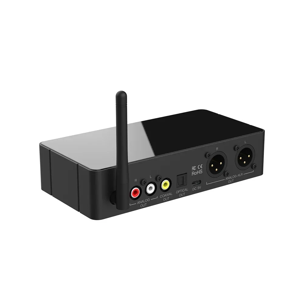 

Portable 3.5mm Aux Adapter Bluetooth Receiver Wireless Audio Receiver with LDAC for Home Stereo/Wired Headphones/Speaker