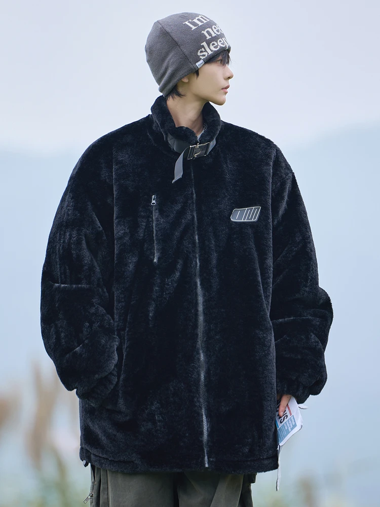 

Зимний утепленный хлопковый жилет мужской, больших размеров, свободный, теплый, модный, с воротником-стойкой, из искусственного шелка, хлопка и полиэфирного волокна