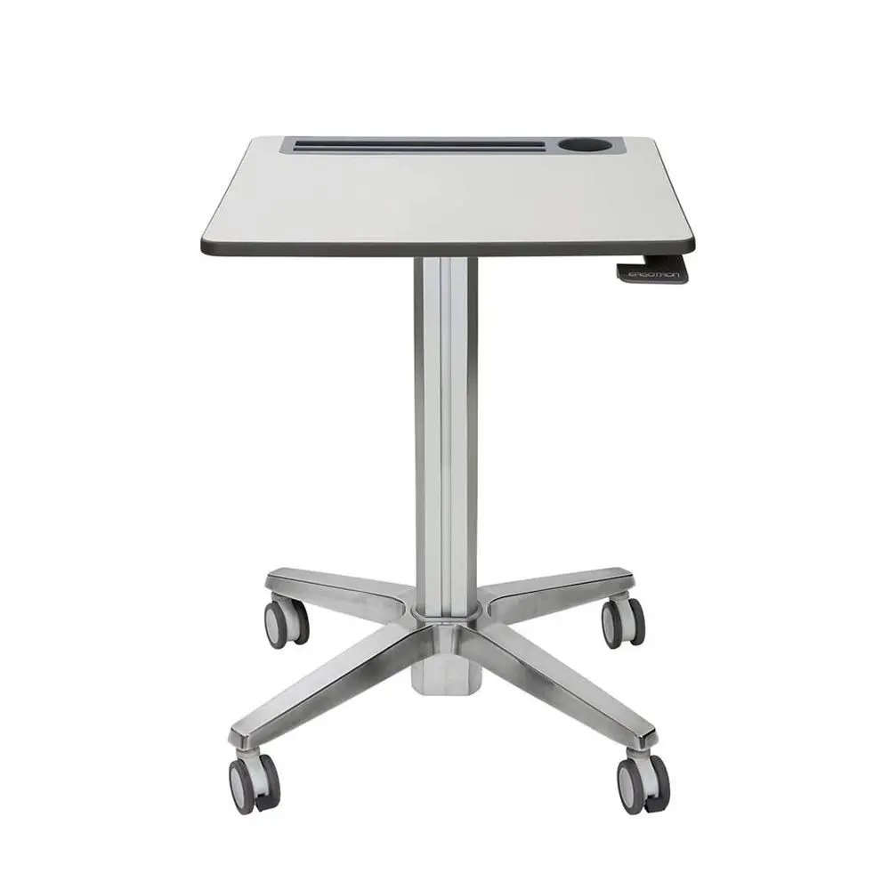 

EN2 WholePiece Standing Desk with Clamp Power Strip, 48 x 30 Electric Stand Up Height Adjustable Desk with Cable Management Bla