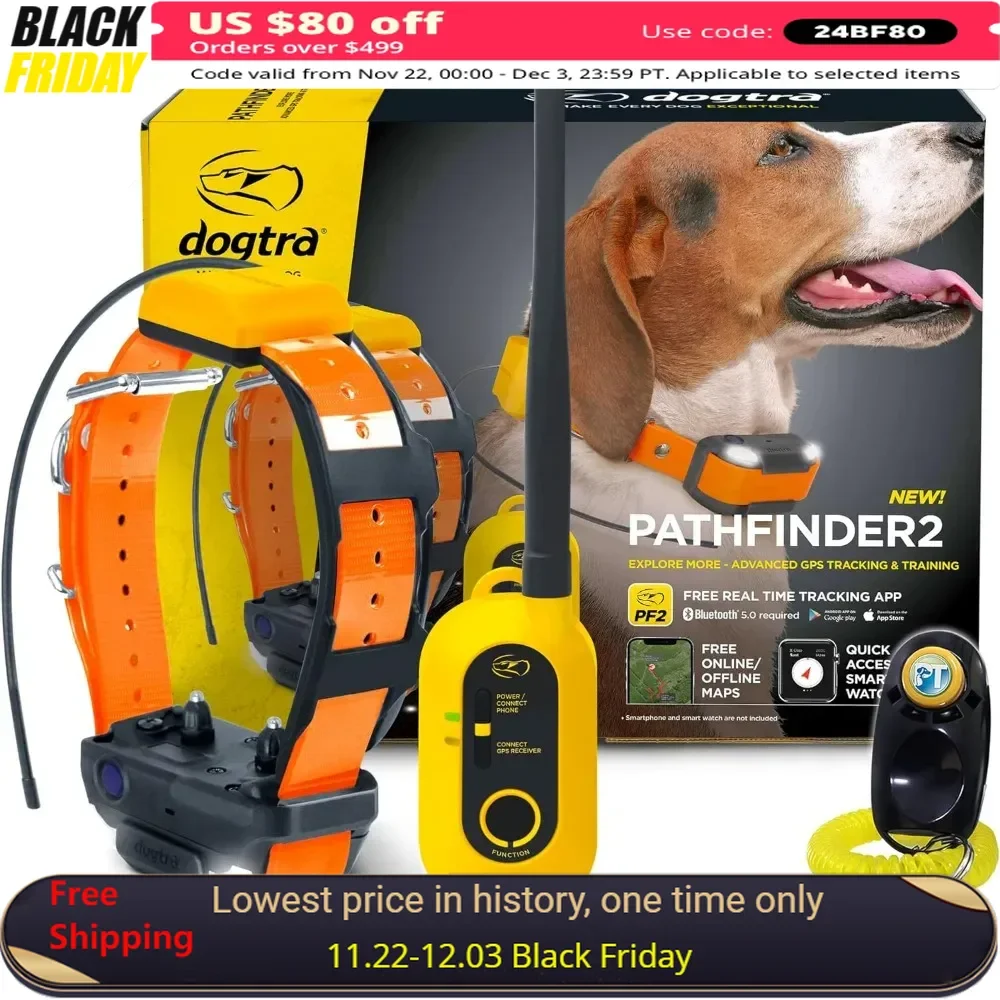 Electronic Training Collars Hunting Ecollar GPS Dog Containment for Medium & Large Dogs Breeds Dog Training,Dogs Collar