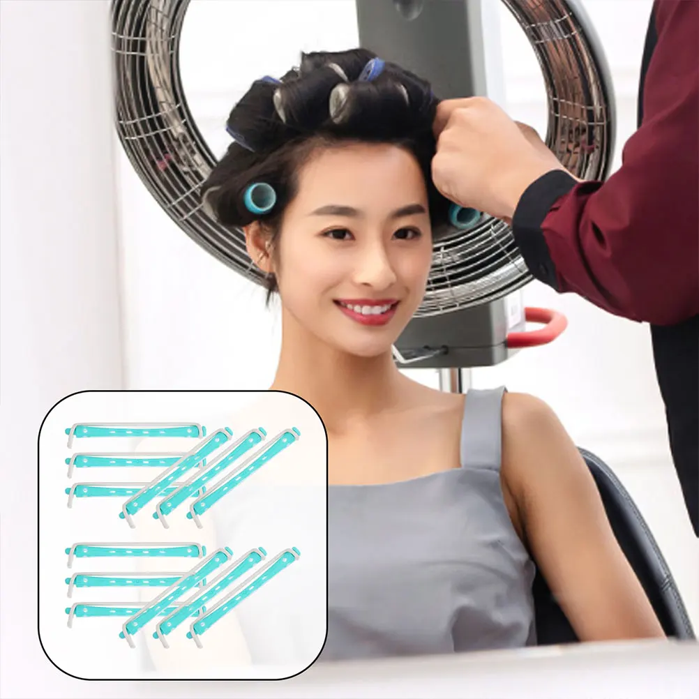 

24 Pcs Perm Bar Hair Curlers Rollers Rod Perming Rods Curling Kit for Women Hairdressing