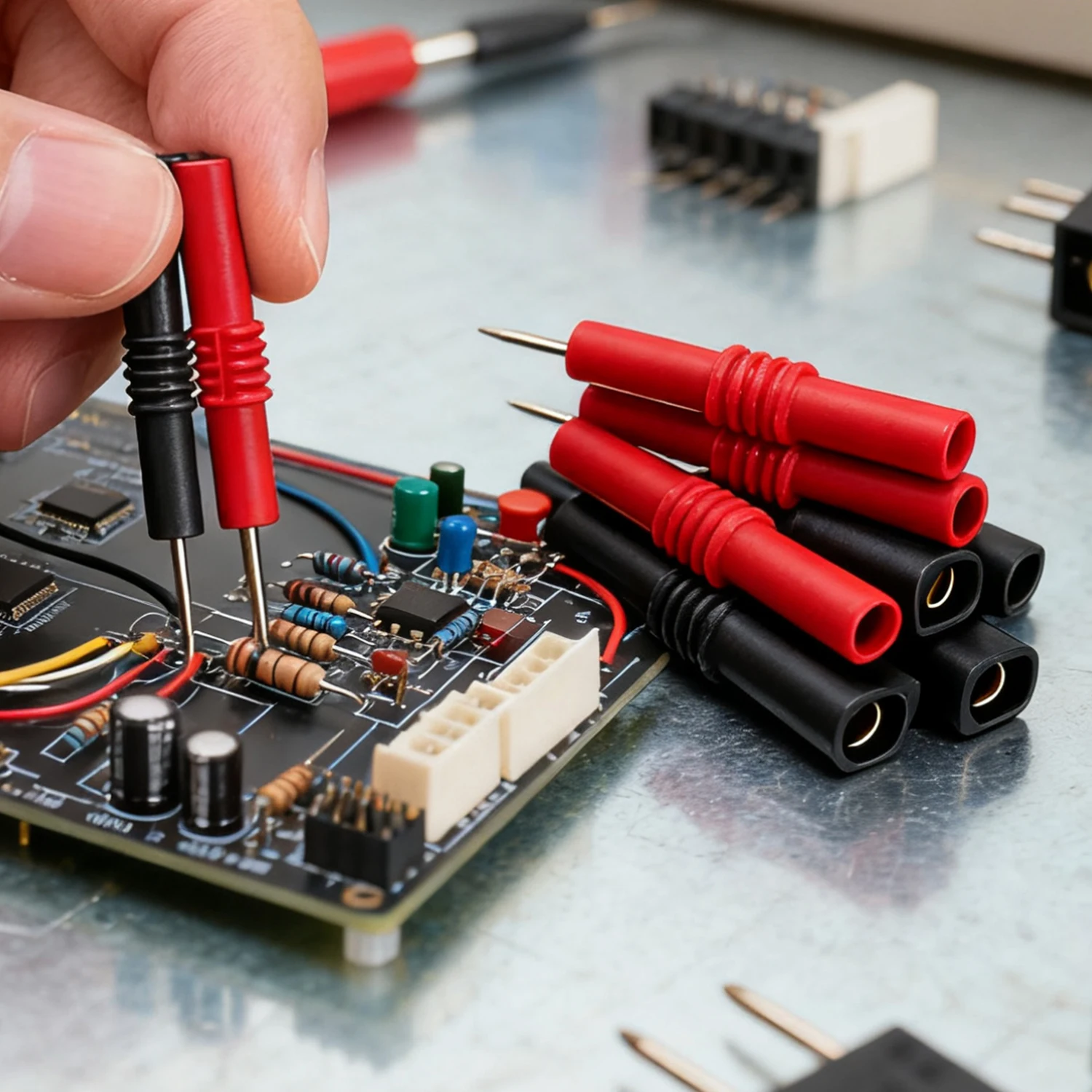 20/2 قطعة معزول 4 مللي متر الموز التوصيل المقرنة أنثى إلى أنثى الموز المقبس وصلة مرفاع تمديد ل المتكلم اختبار يؤدي #4