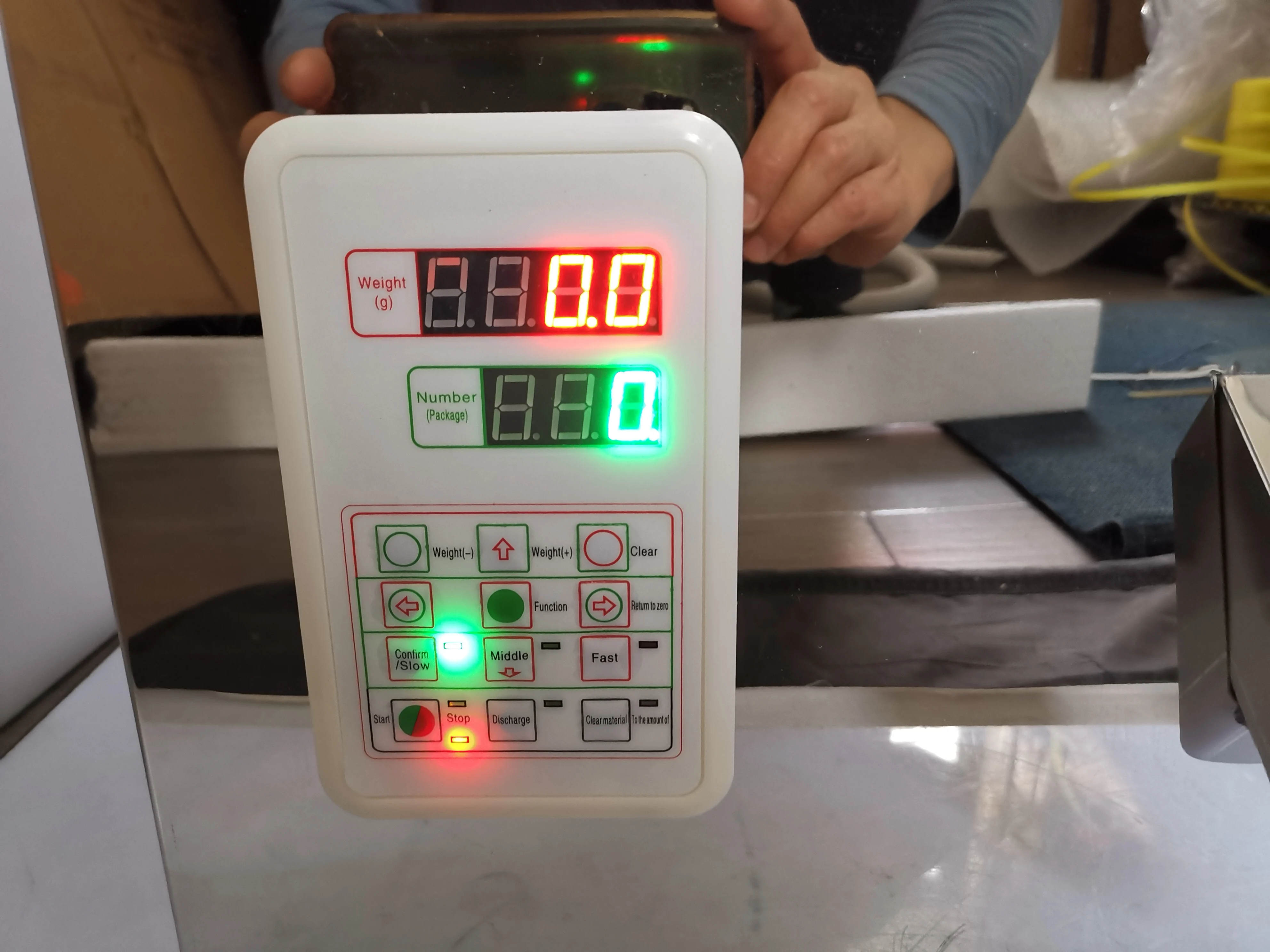 5-500g automatic Food weighing packing machine powder granular tea hardware  materials filling machine Double vibrator version