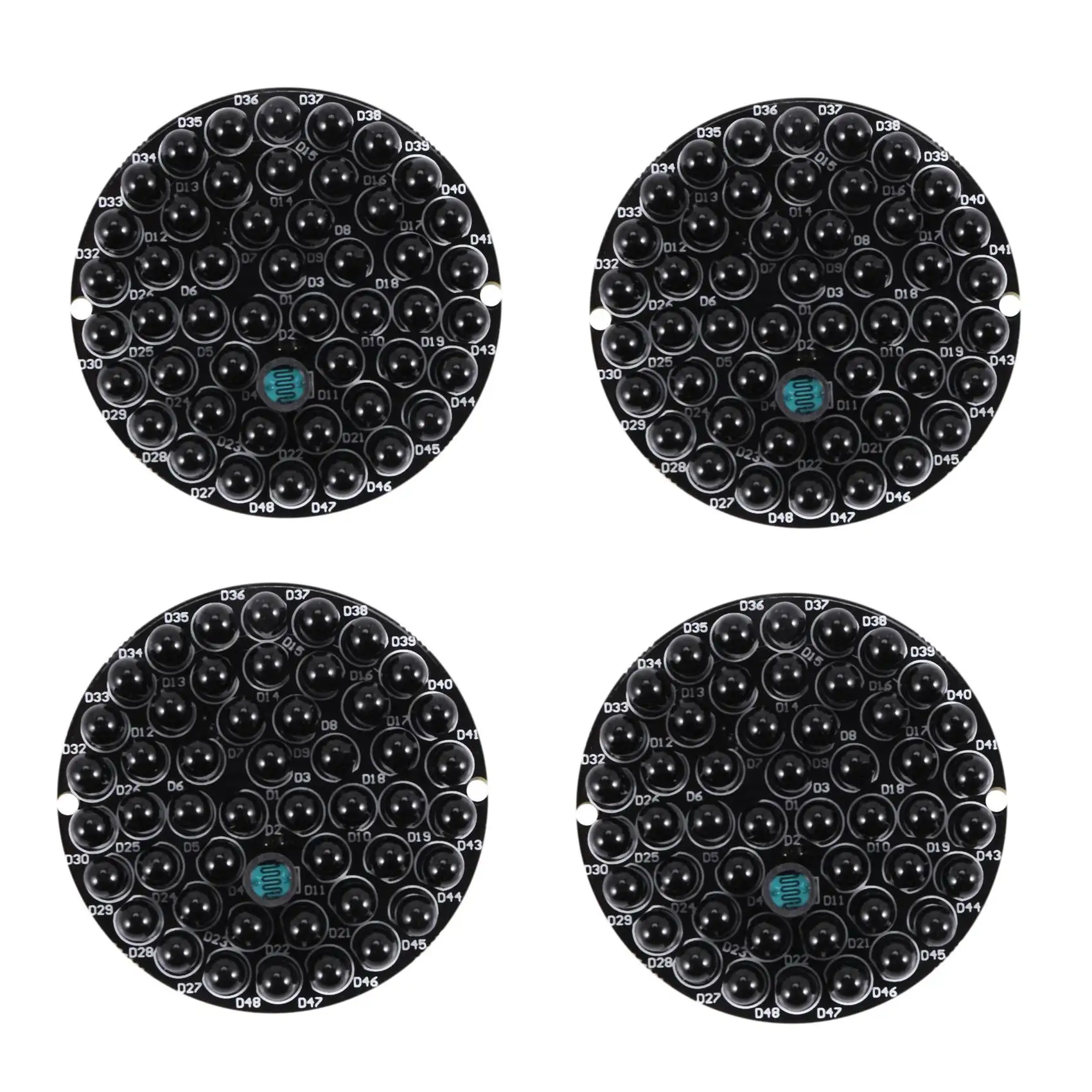 A37T-4X IR Infrared LED Board 940Nm 48Pcs IR Leds Invisible At Night No Exposure Light Board