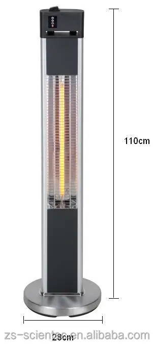 3 Power Setting Ip-over Safety Switch 1600W Aluminum Housing Electric Portable Heater