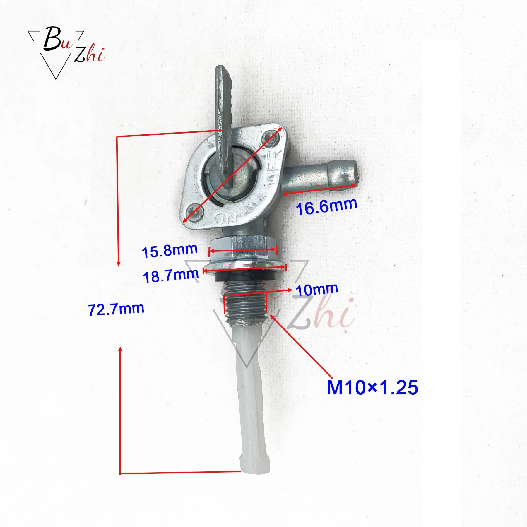 Fuelcock Valve Switch  petcock  Compatible with 28-1783-V Gas Engine Tank Switch M10x1.25